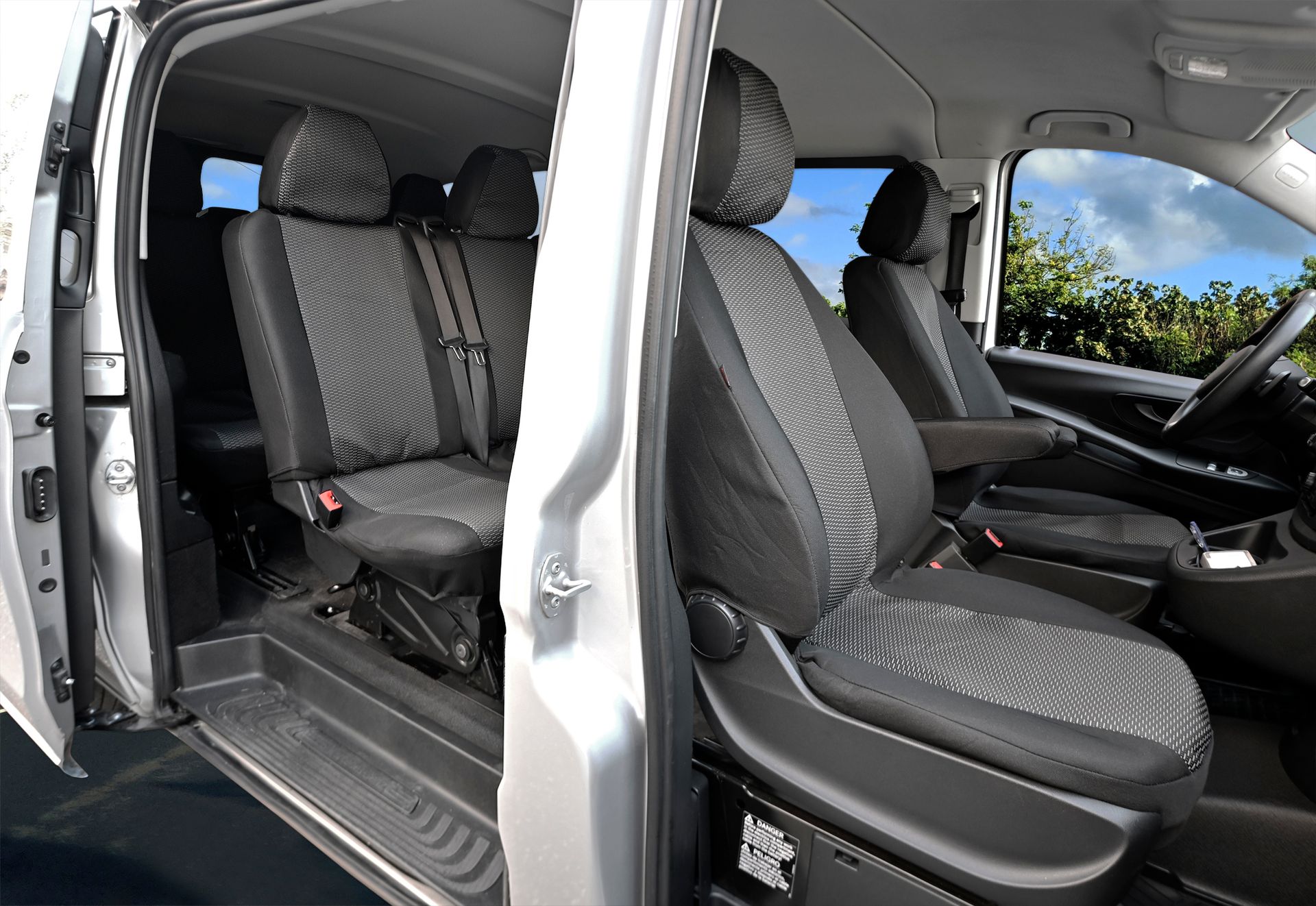 Mercedes Vito W447 - pokrowce materiał żakardowy
