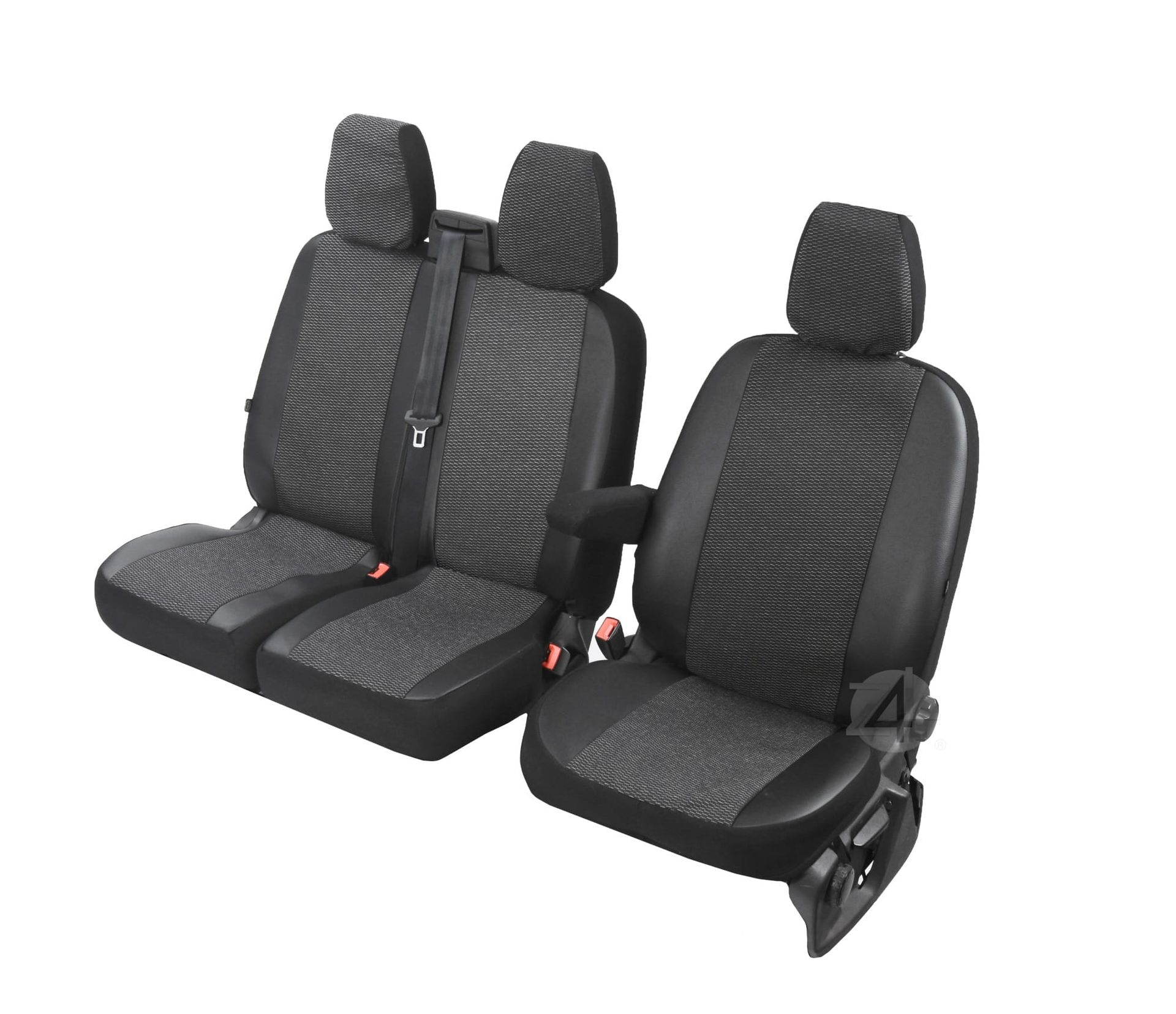 Renault Trafic (od 2014 / od 2020-) pokrowce materiałowo skórzane