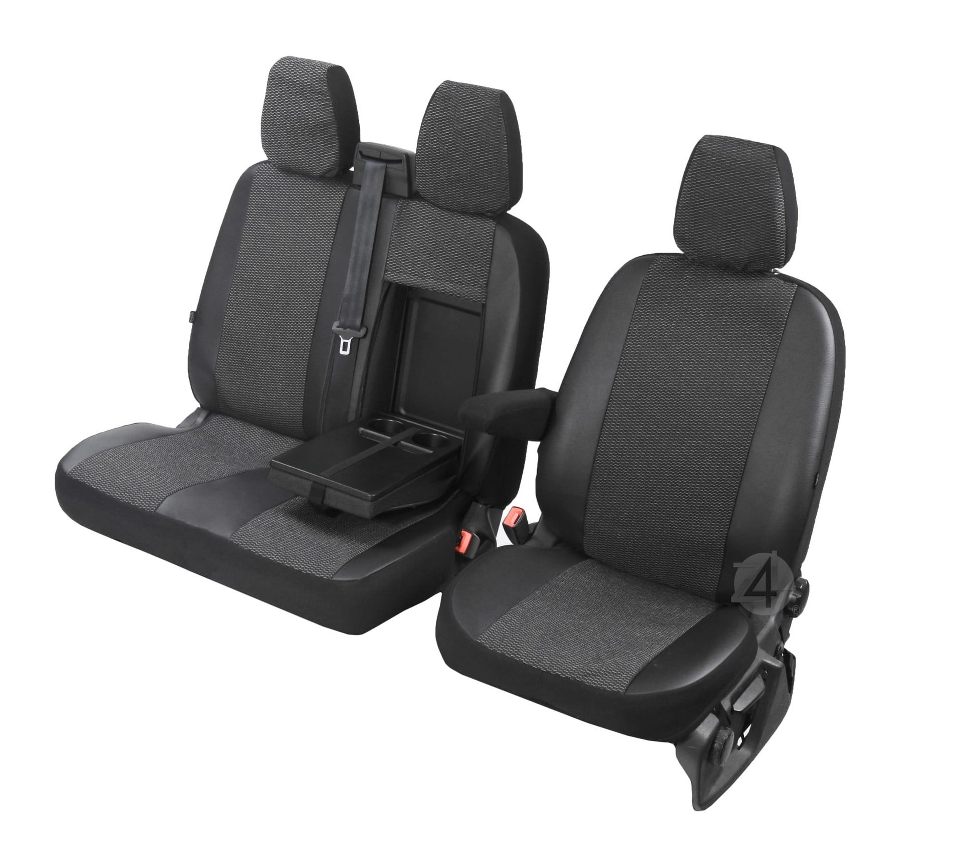 Volkswagen Crafter (2006-2017) Pokrowce materiałowo skórzane
