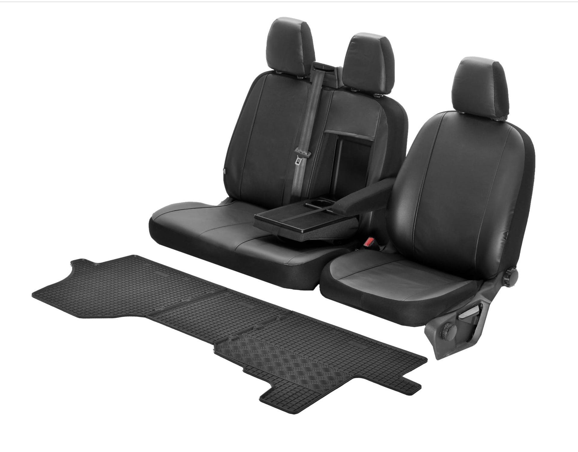 Citroen Jumper (2016-2022) Komplet dywaniki i pokrowce (eko-skóra)