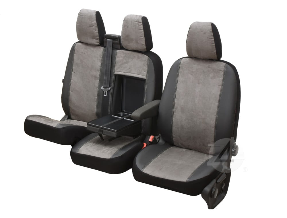 Fiat Scudo (od 2022-) - pokrowce skóra / alkantara TALENT DV-TA-OPT3M-SD