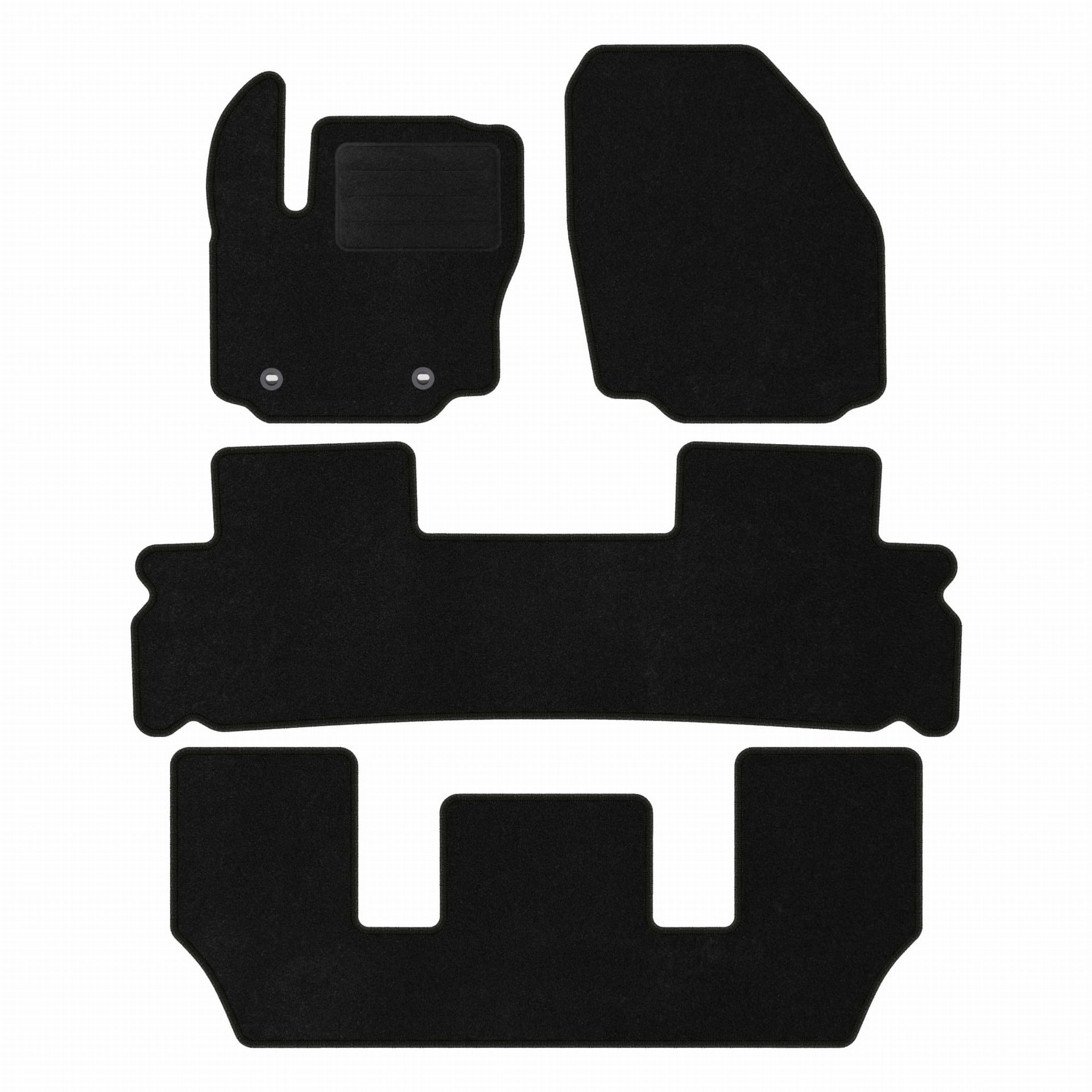 Ford S-Max (2006-2012) - Dywaniki welurowe