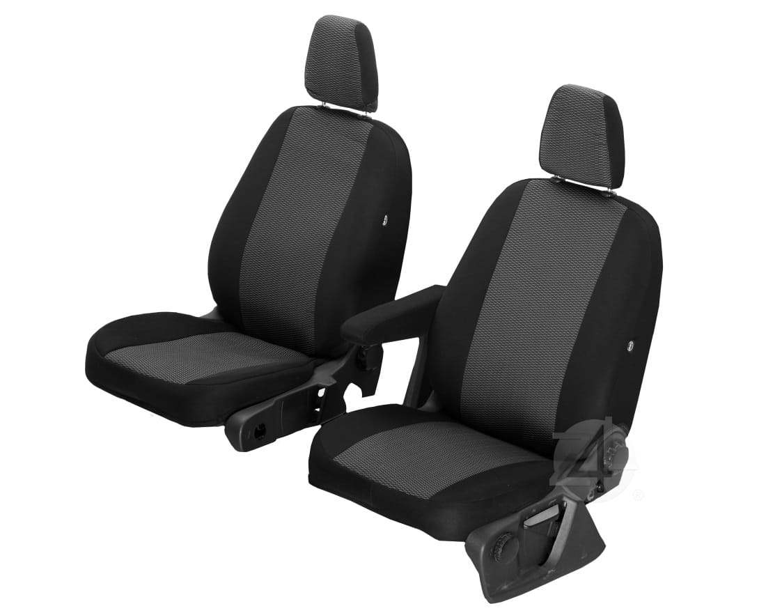 Volkswagen Crafter 1+1 (od 2017-) Pokrowce materiał żakardowy