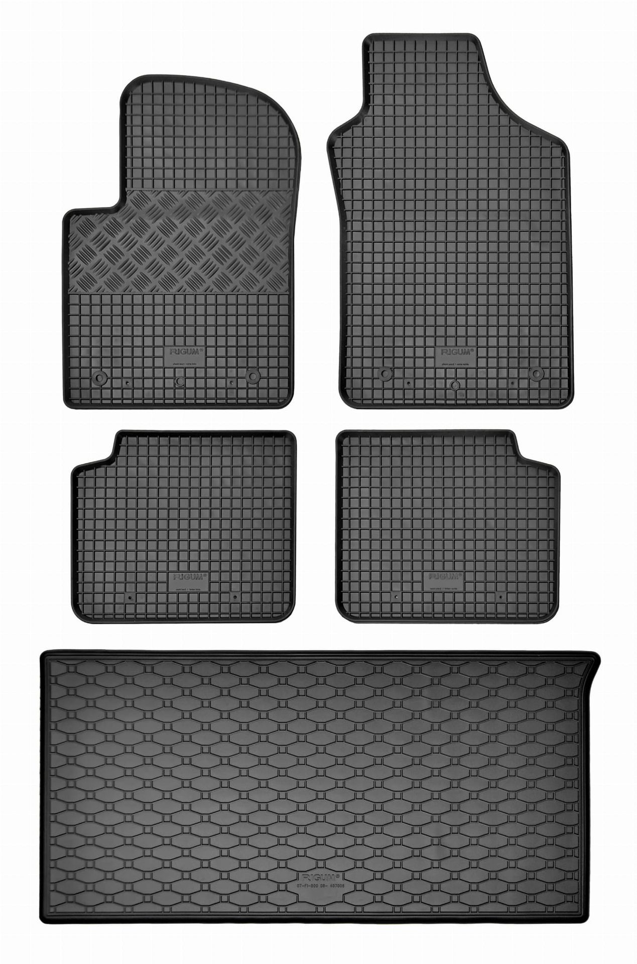Fiat 500 (od 2008- / od 2015-2019) Dywaniki i mata do bagażnika