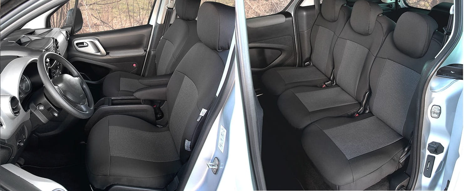Citroen Berlingo Multispace 5 miejsc (2008-2018) Pokrowce żakardowe
