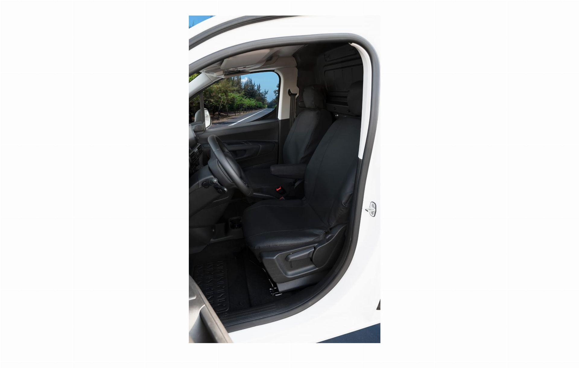 Peugeot Partner / Rifter (Furgon / Van 2 miejsca od 2019-) Pokrowce samochodowe Eko-skóra