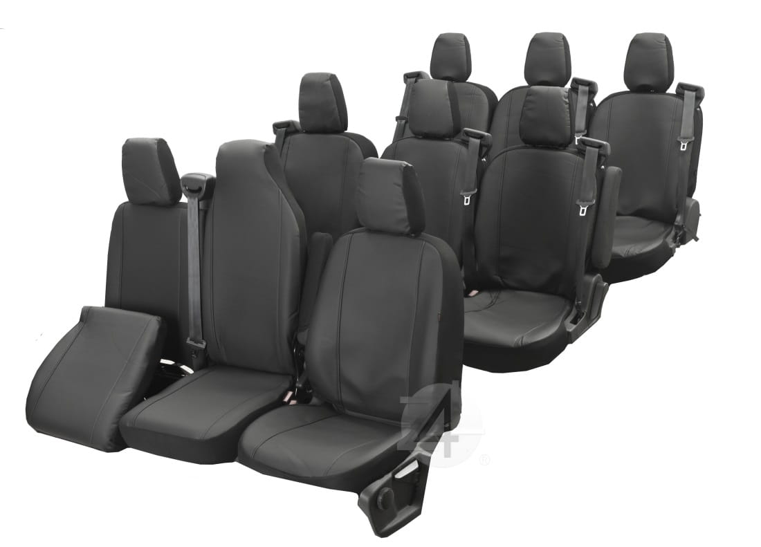 Nissan NV300 (9 miejsc 2016-2021) Pokrowce skóra Z4L-DV-VIP-TVT9M-11