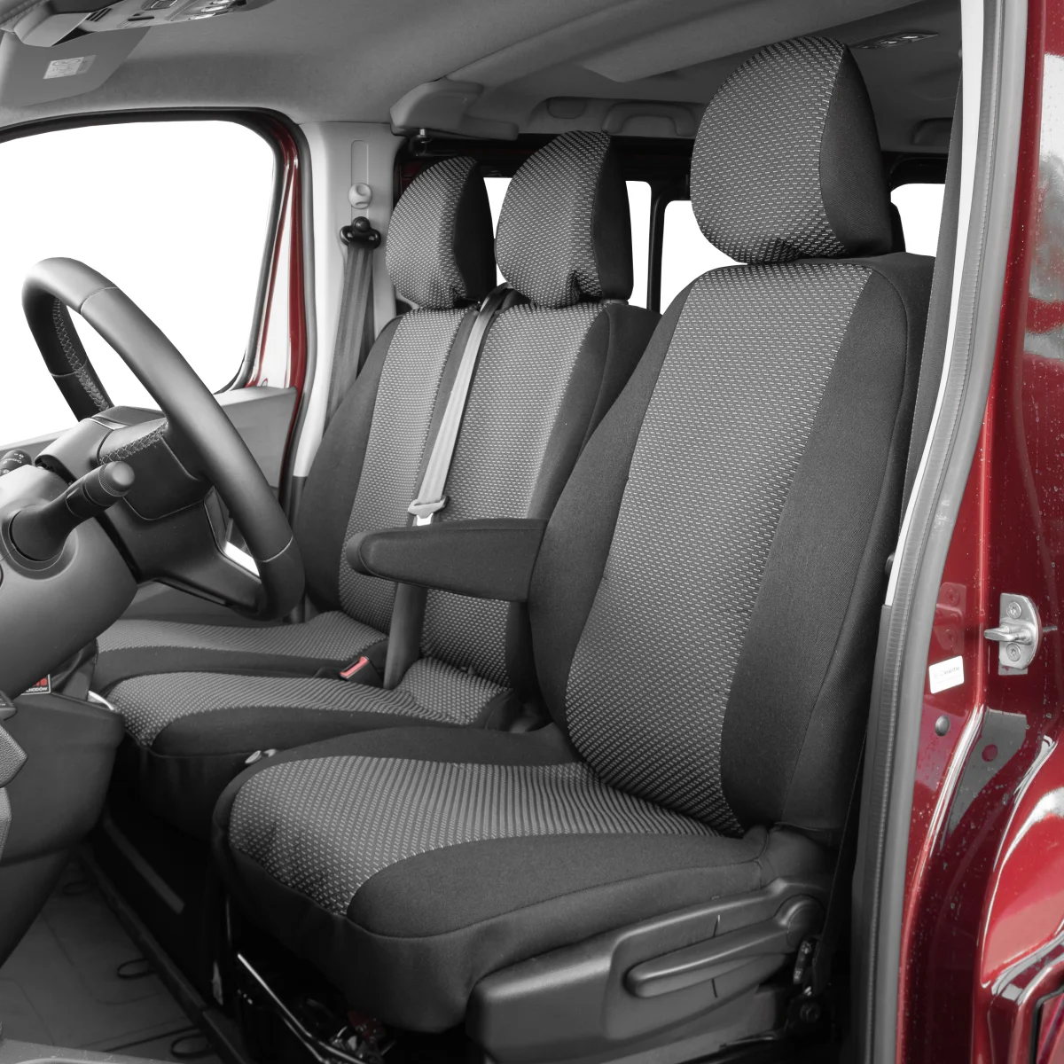 Renault Trafic (3 miejsca FACELIFT od 2021-) Pokrowce materiał żakardowy