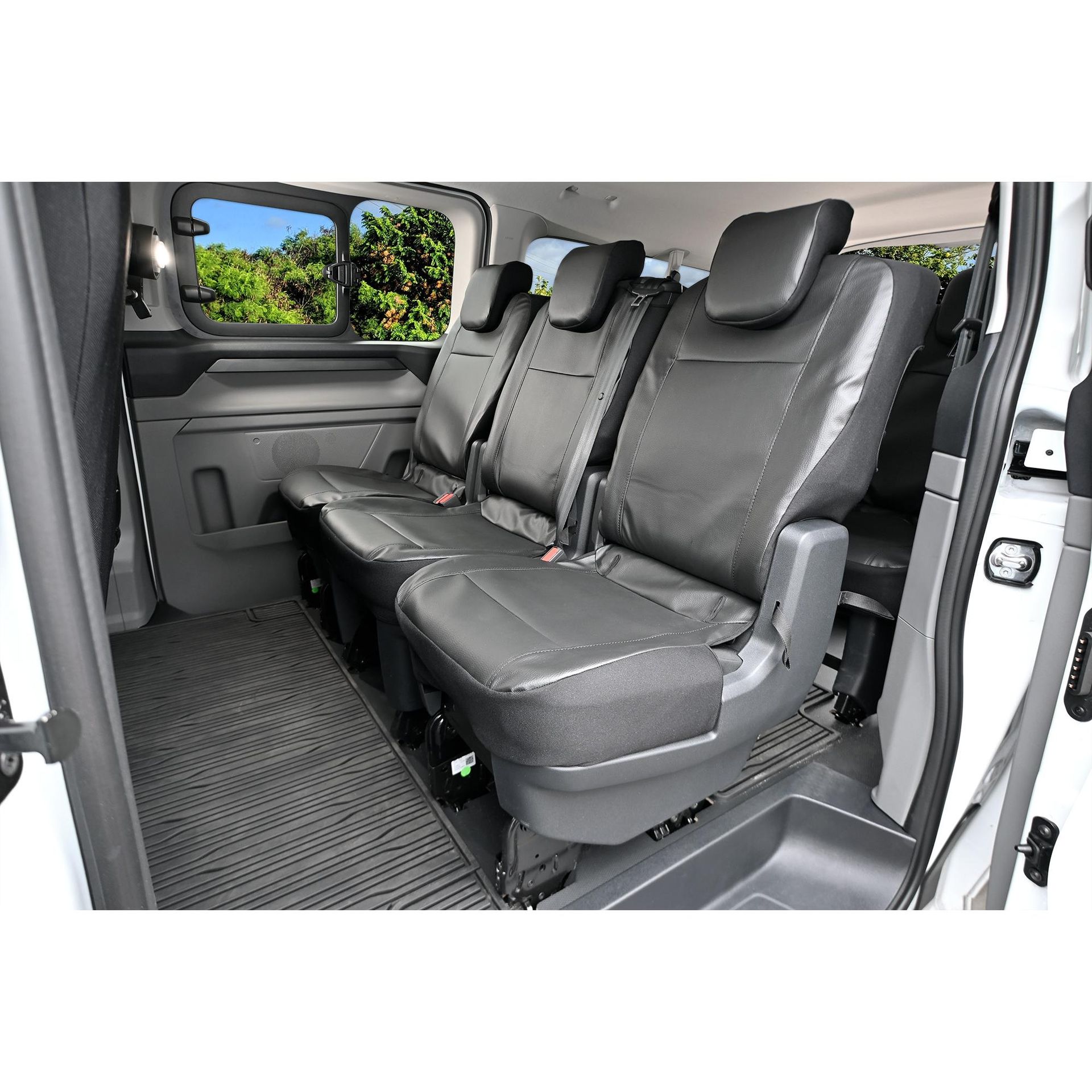 Ford Transit Custom 2. rząd (1+1+1 od 2024-) Pokrowce Eko-skóra