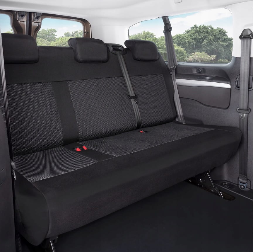 Citroen Jumpy / Citroen SpaceTourer (od 2016-) Pokrowce miarowe Tailor Made (3. rząd - w całości)