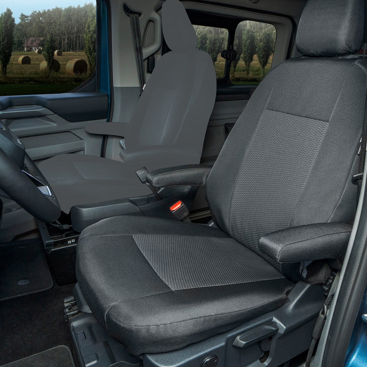 Volkswagen T7 (od 2024-) Pokrowiec na fotel kierowcy materiał tapicerski