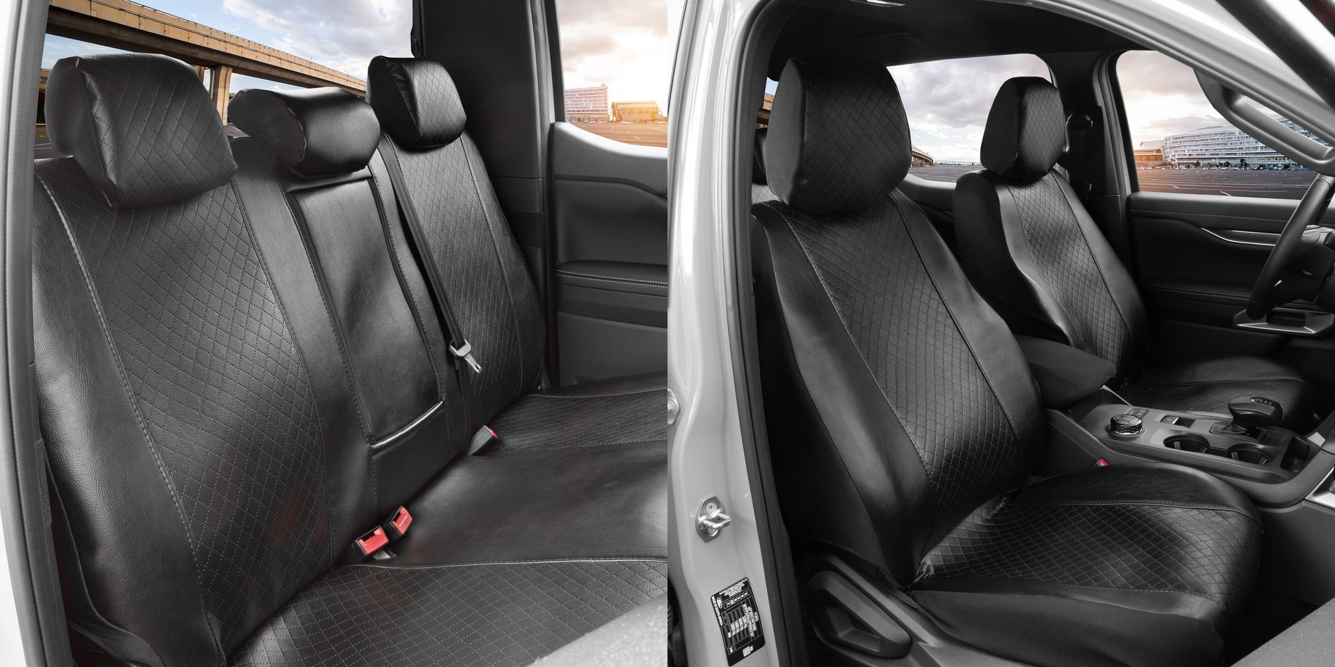 Ford Ranger VI (od 2022-) Pokrowce PIK dedykowane Ekoskóra