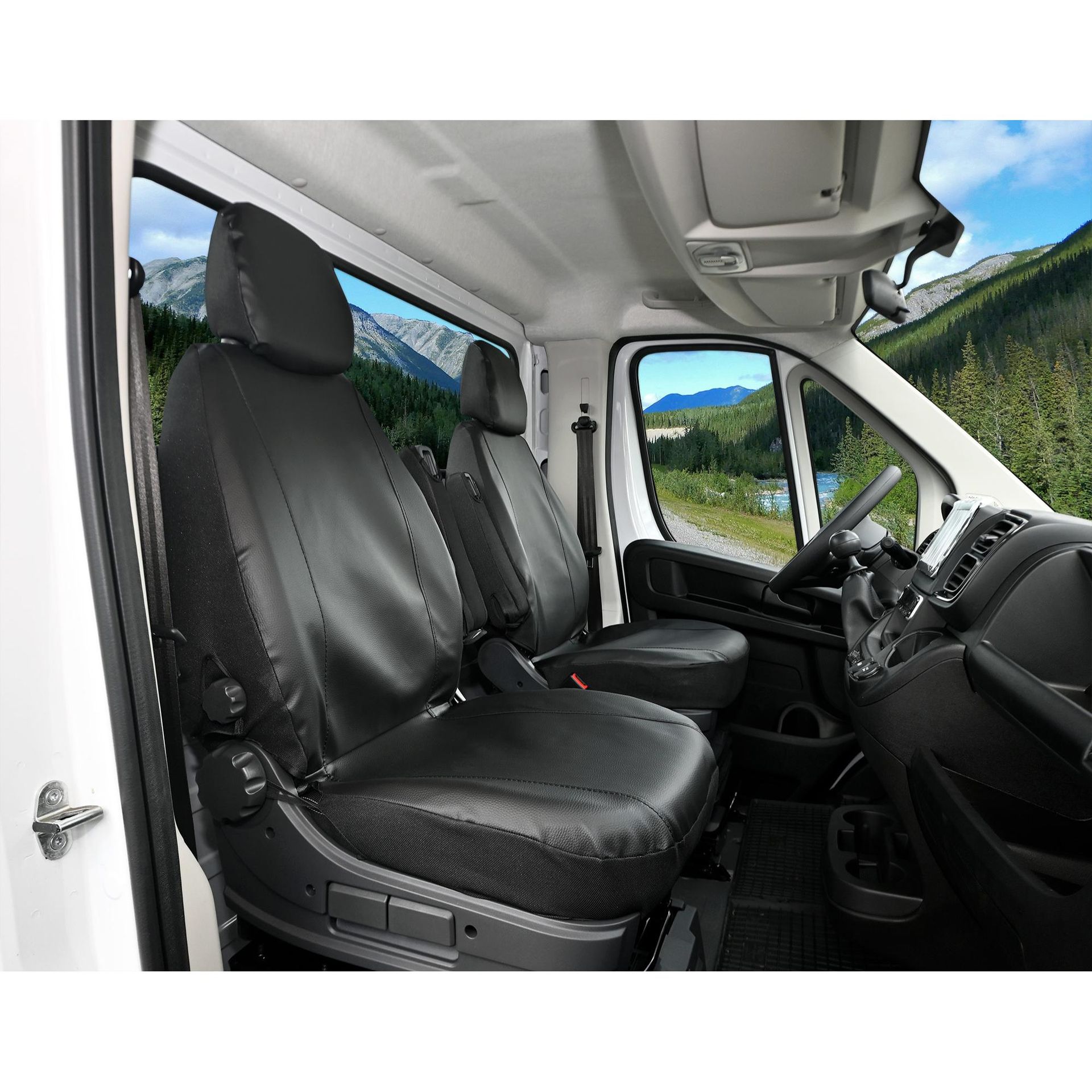Fiat Ducato (od 2016- / od 2021-) Pokrowce eko-skóra