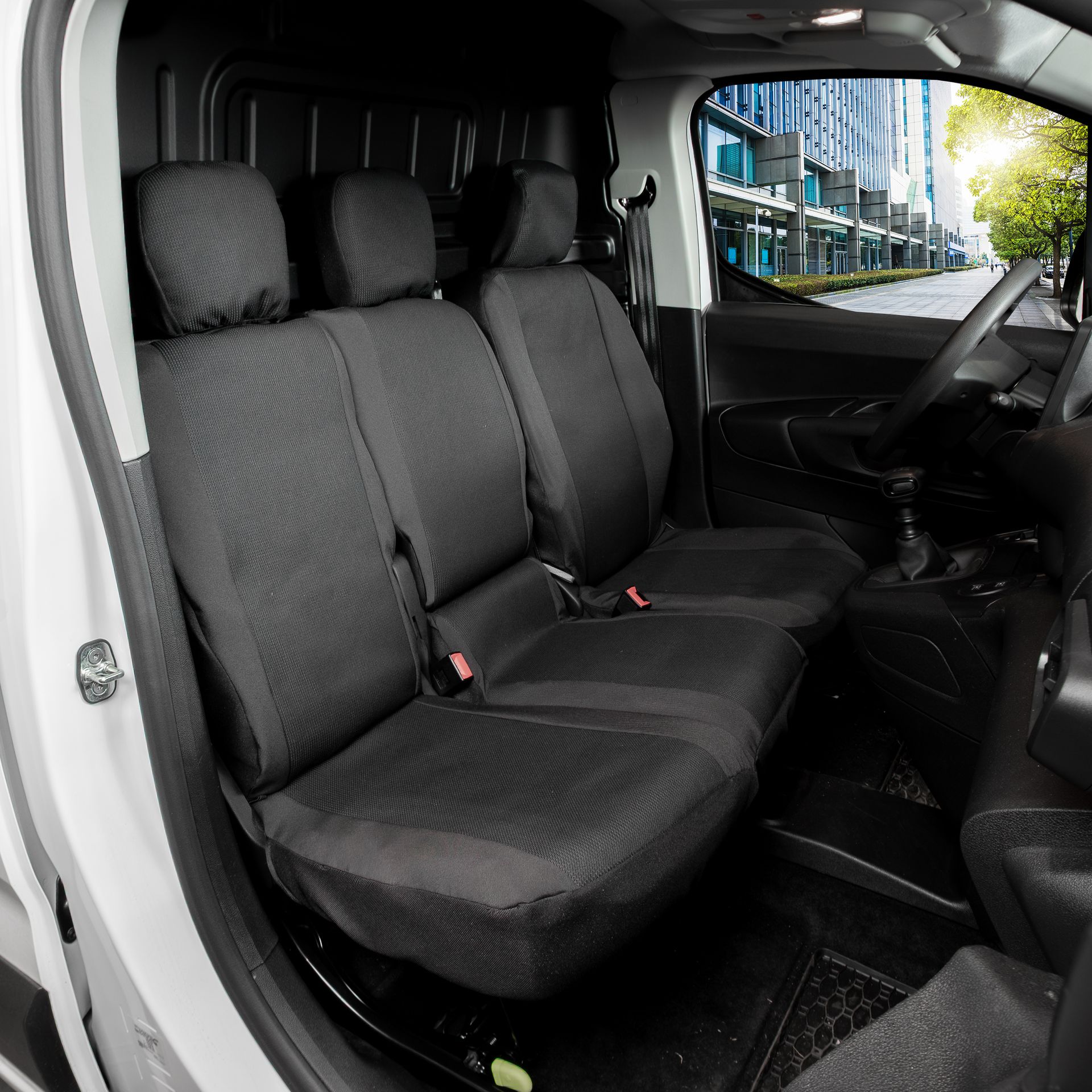 Fiat Doblo VAN (2019-2023) Pokrowce materiał tapicerski PIANO