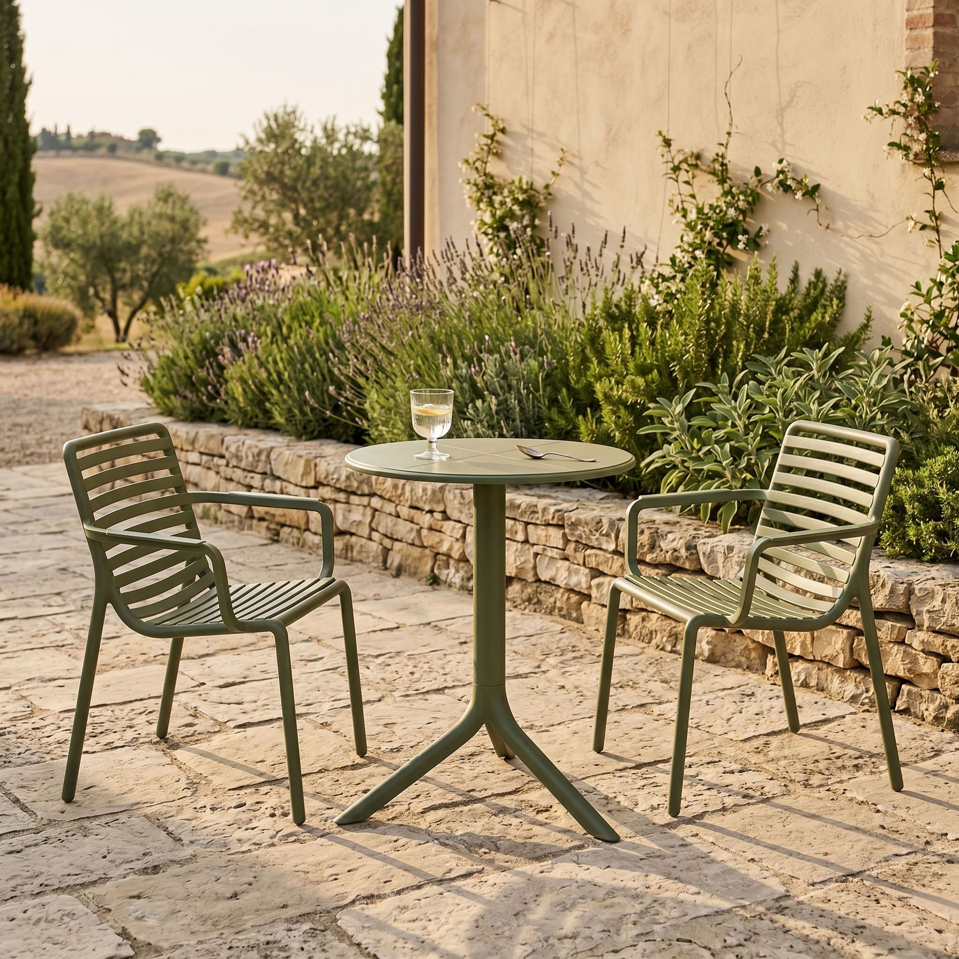 Nardi Zestaw balkonowy DOGA RELAX/SPRITZ 2+1 Agave