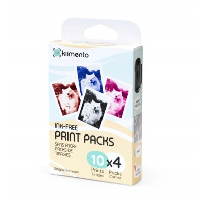 Wkłady KIIMENTO Print Packs 10 x 4 do Kiimento Model P2 (40 zdjęć)