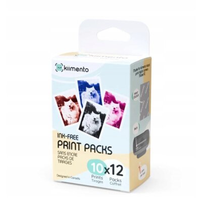 Wkłady KIIMENTO Print Packs 10 x 12 do Kiimento Model P2 (120 zdjęć)