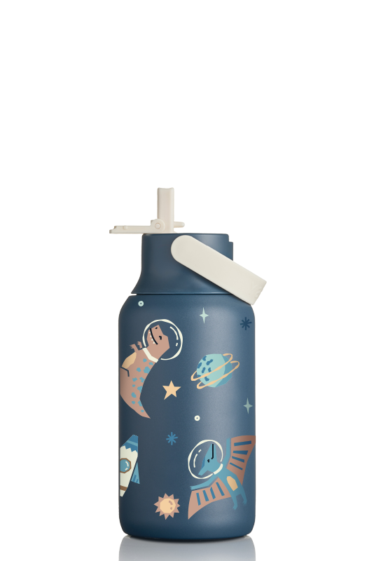 Bidon termiczny dla dzieci MOSHI 350 ml - Dino w kosmosie