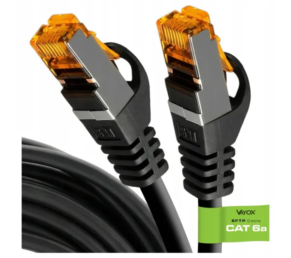 Vayox VA0176-3 Ethernet Cat.6a 3m Czarny