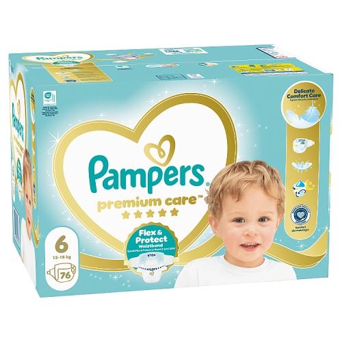 Pampers Premium Care 6 Pieluchy dla dzieci, 76 szt.