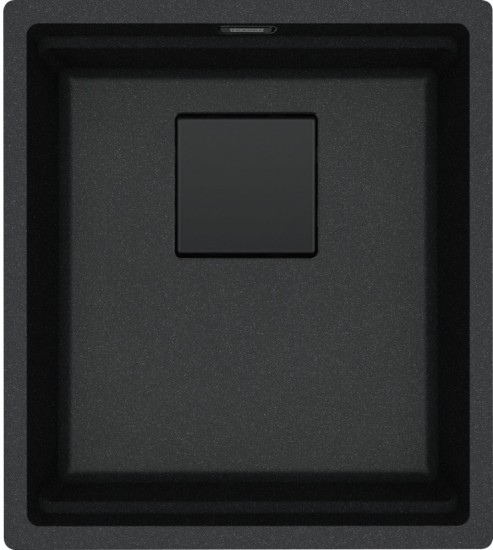 Franke Zlewozmywak granitowy KNG PRO 110-37 Onyx / Czarny odpływ 125.0749.654