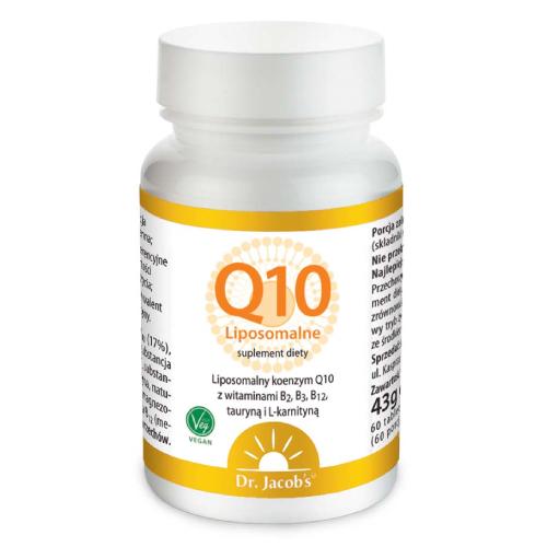 Dr. Jacob's Liposomalny koenzym Q10, 60 tabl. do ssania