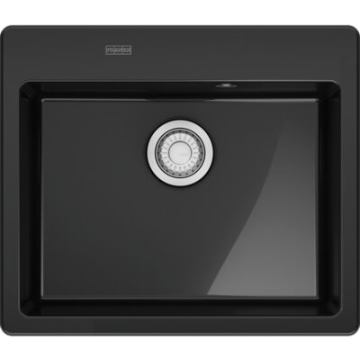 Franke Zlewozmywak jednokomorowy MythosX MYK 610-52 124.0749.516 Onyx 51x59