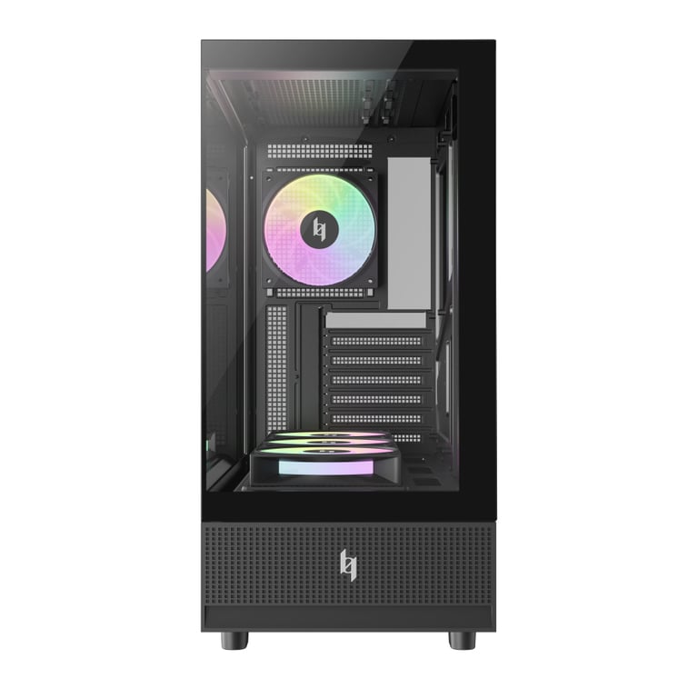 GameMax NEX C51 BK zabezpieczenia & uchwyty komputerów Czarny