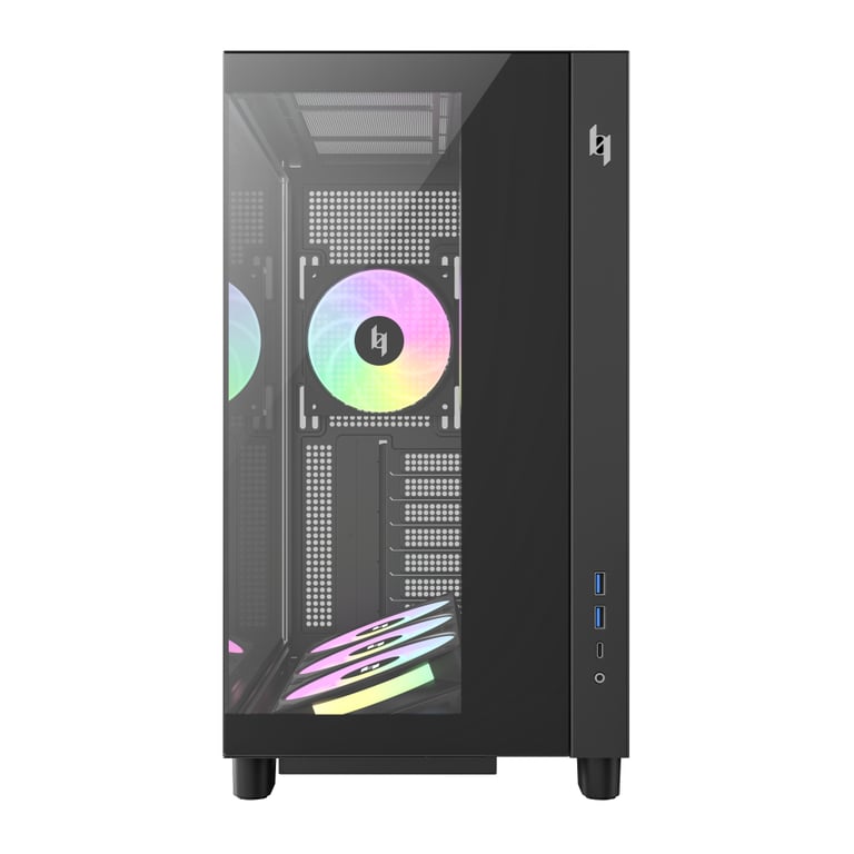 GameMax NEX C53 BK zabezpieczenia & uchwyty komputerów Czarny
