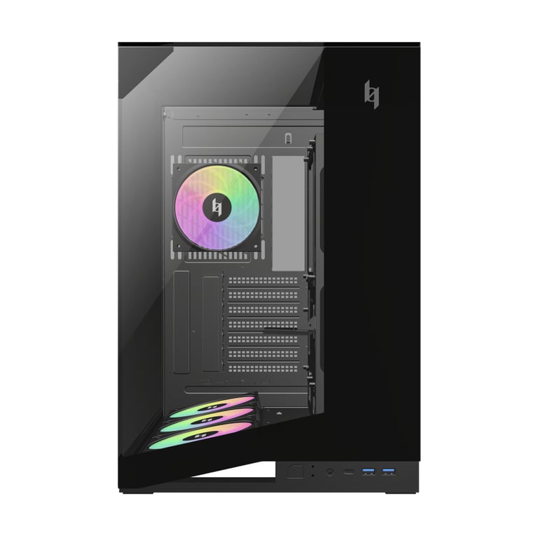 GameMax NEX C56 VC BK zabezpieczenia & uchwyty komputerów Midi Tower Czarny