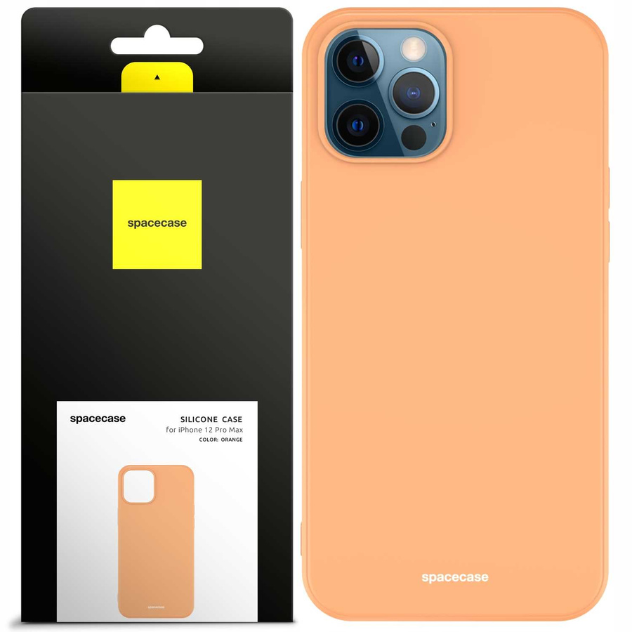 Spacecase Etui Silicone Case iPhone 12 Pro Max orange