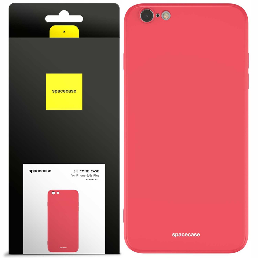 Spacecase Etui Silicone Case iPhone 6/6s Plus red