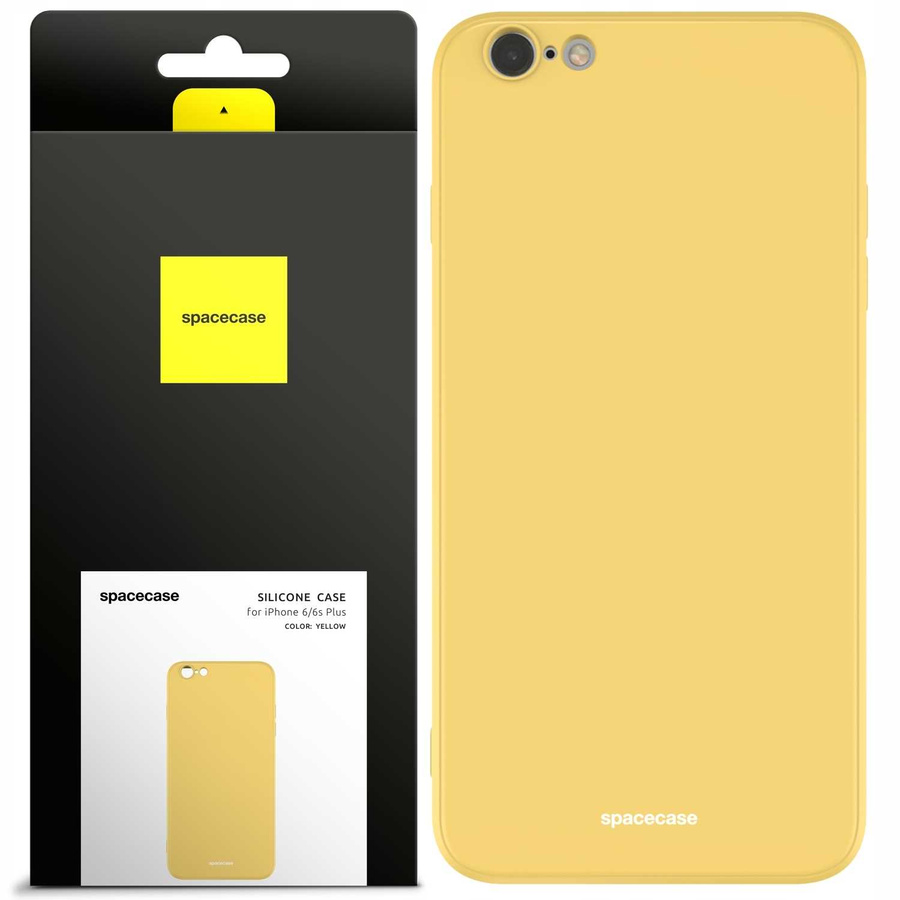 Spacecase Etui Silicone Case iPhone 6/6s Plus yellow