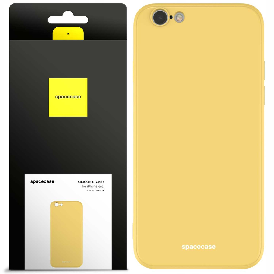 Spacecase Etui Silicone Case iPhone 6/6s yellow