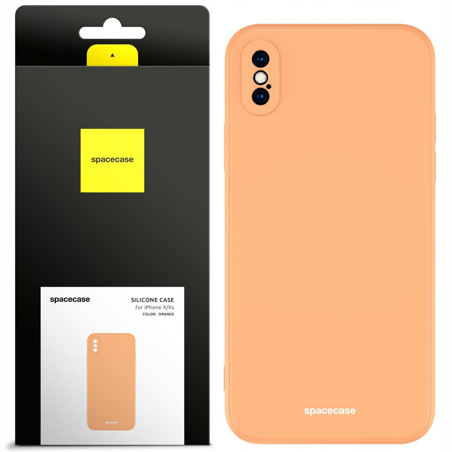 Spacecase Etui Silicone Case iPhone X/Xs orange