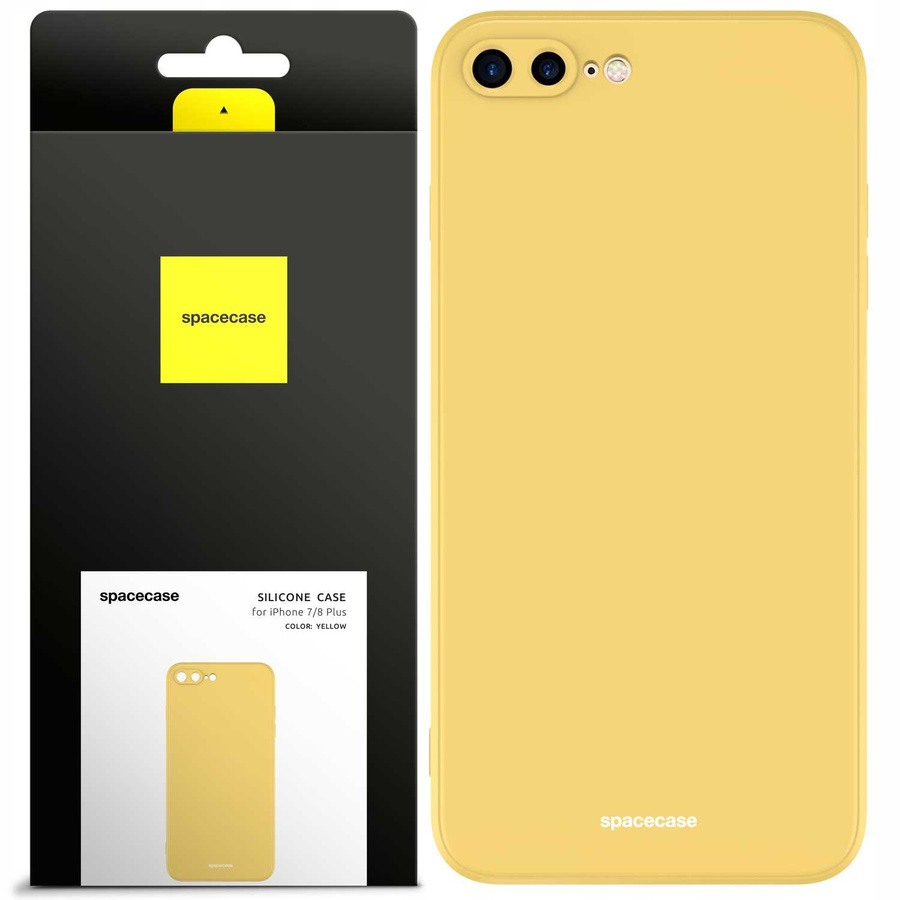 Spacecase Etui Silicone Case iPhone 7/8 Plus yellow