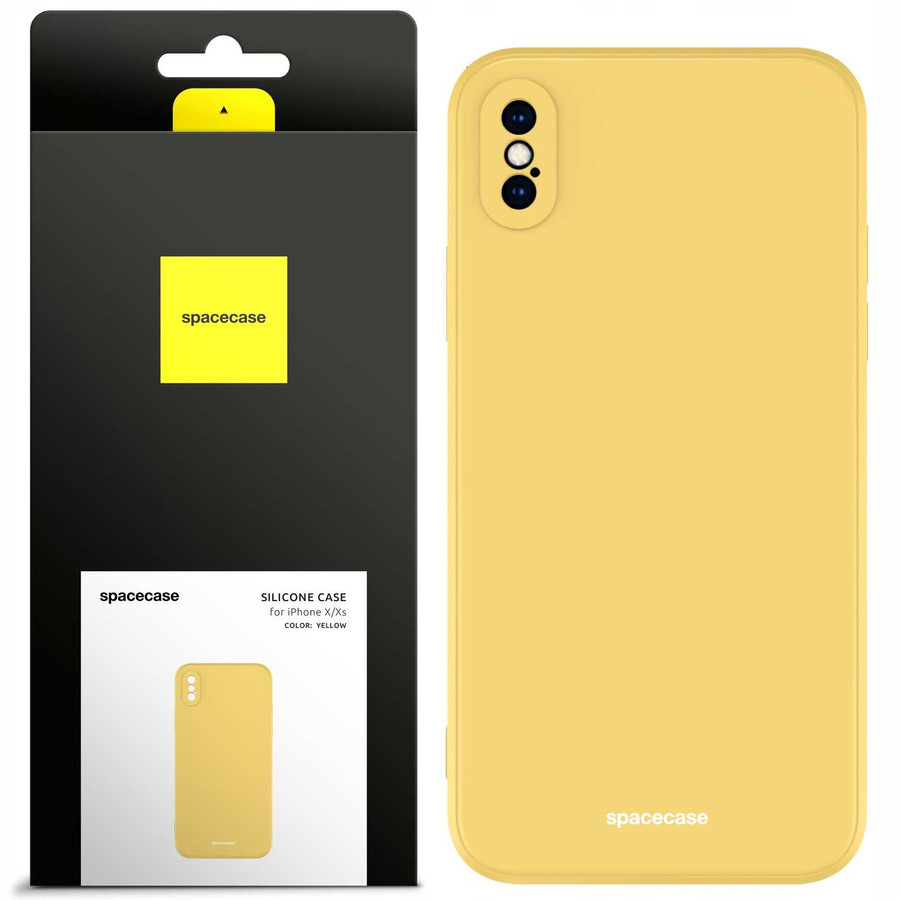 Spacecase Etui Silicone Case iPhone X/Xs yellow