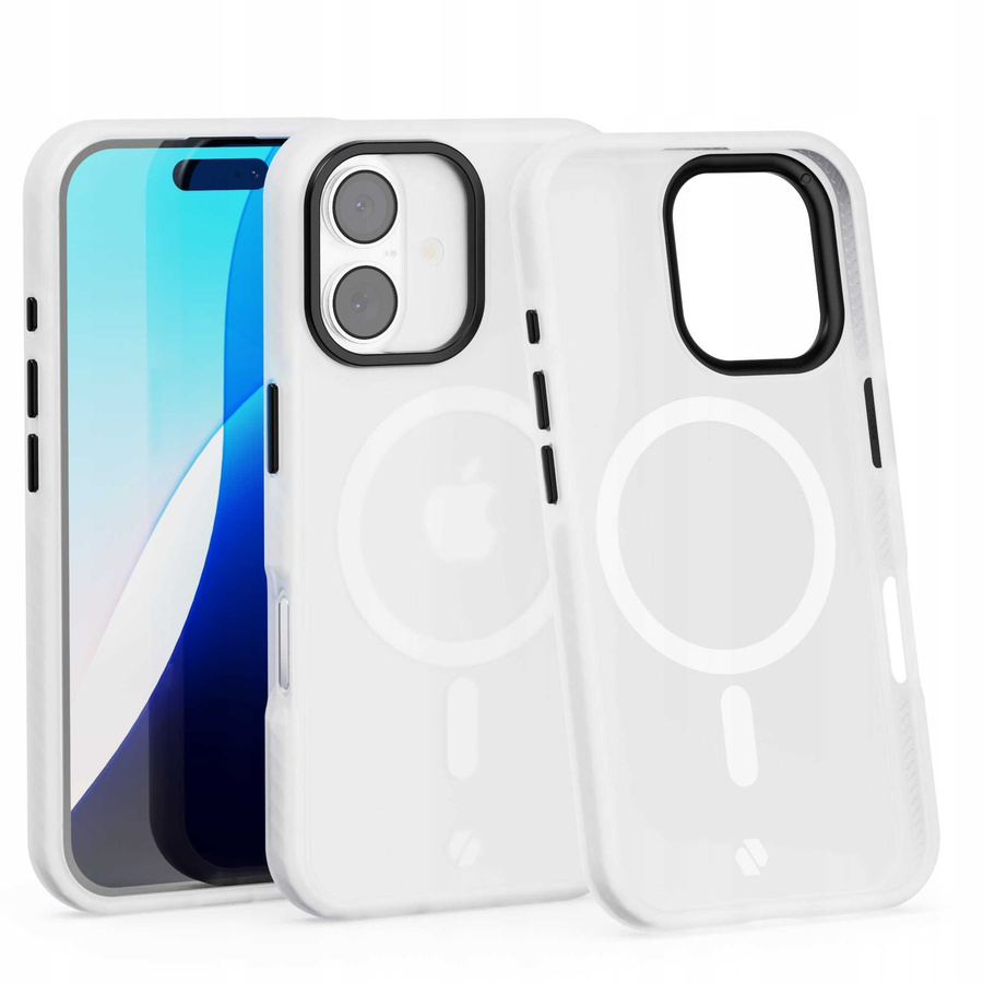 Spacecase Etui Hybrid Fusion Mag iPhone 16 clear