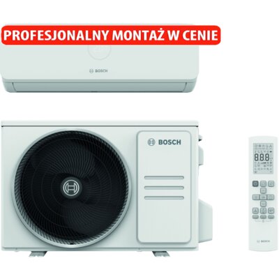 BOSCH Klimatyzator Split, Pompa ciepła powietrze - powietrze Climate 3200i U W 26 E 26 E z usługą montażu