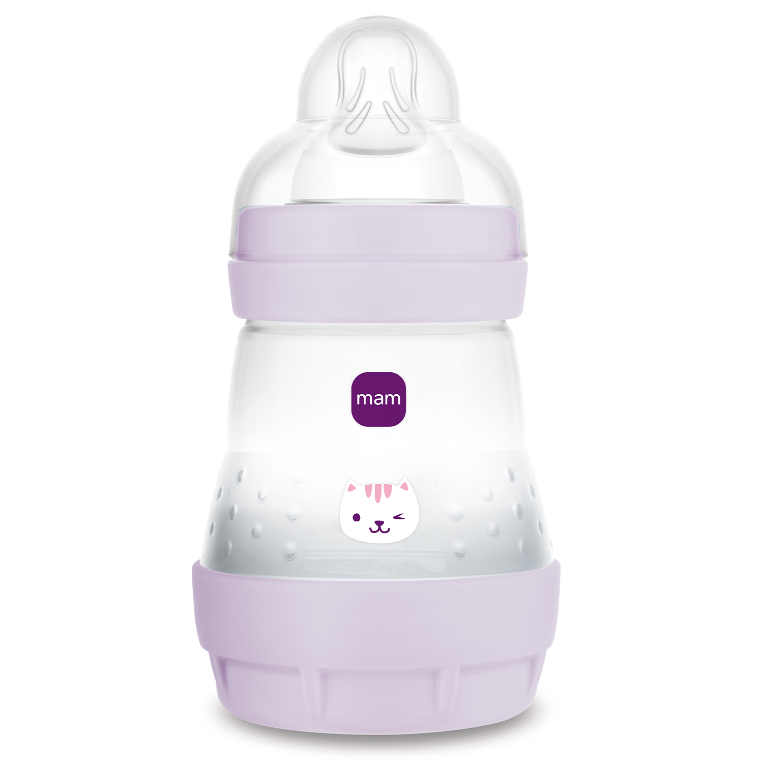 MAM Perfect Start, butelka antykolkowa, ze smoczkiem silikonowym, Grounding in Nature, girl, od urodzenia, 160 ml