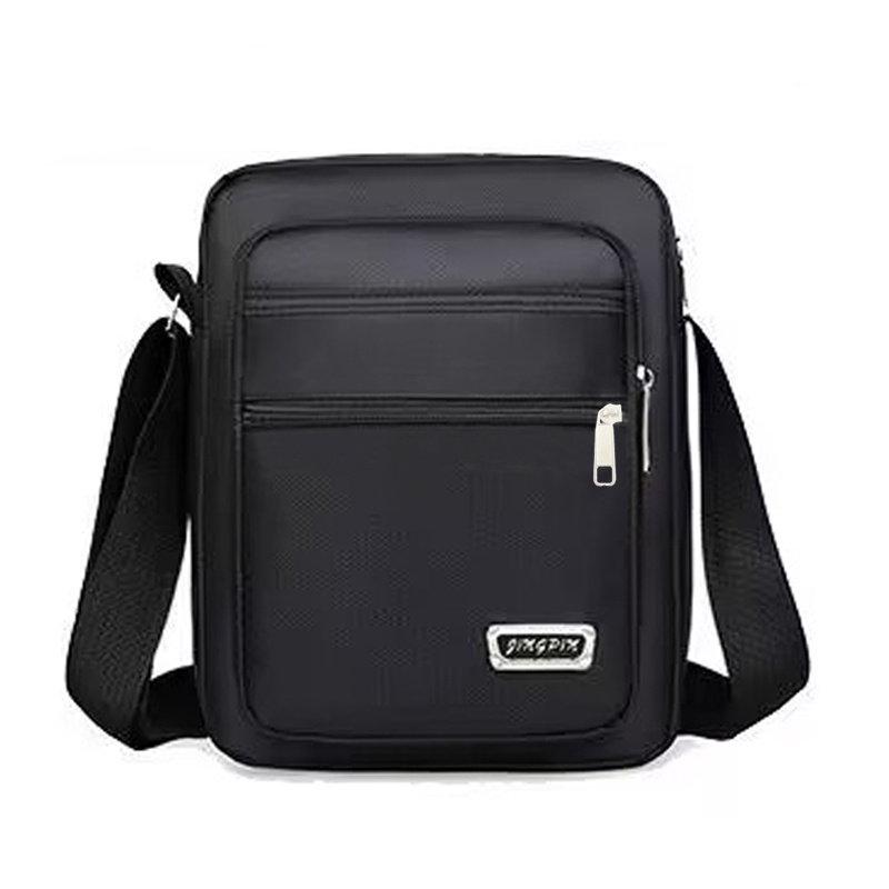 TEMU Torba na ramię typu crossbody z nylonu dla kobiet i mężczyzn - Mała kwadratowa torba na ramię z zamkiem błyskawicznym, wielofunkcyjna,