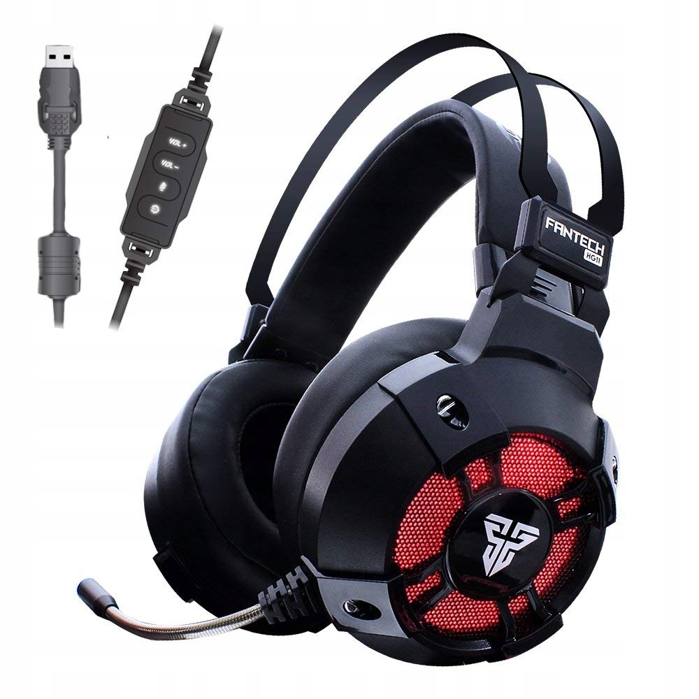 Fantech Słuchawki nauszne HG11 czarne Captain Space Edition