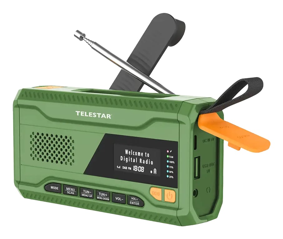 Telestar 5700011 Przenośny Zielony