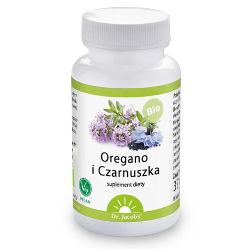Dr. Jacob's Oregano i Czarnuszka, 60 kaps.