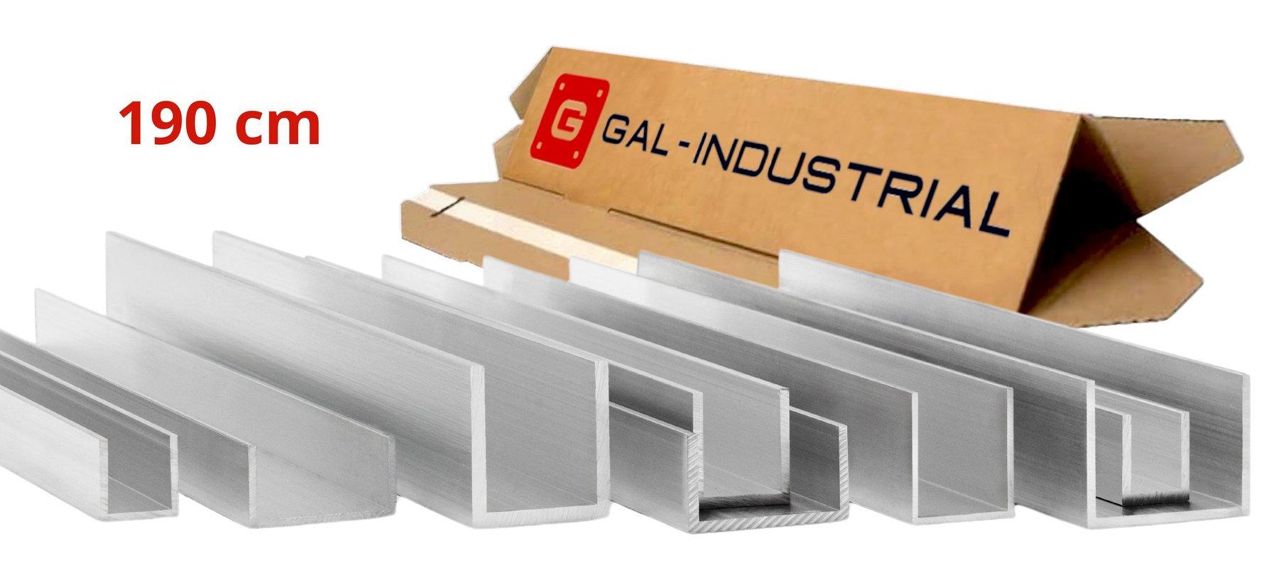 GAL-INDUSTRIAL CEOWNIK ALUMINIOWY 30x30x30x2 mm 190 cm ALUMINIUM PA38 + CIĘCIE NA WYMIAR