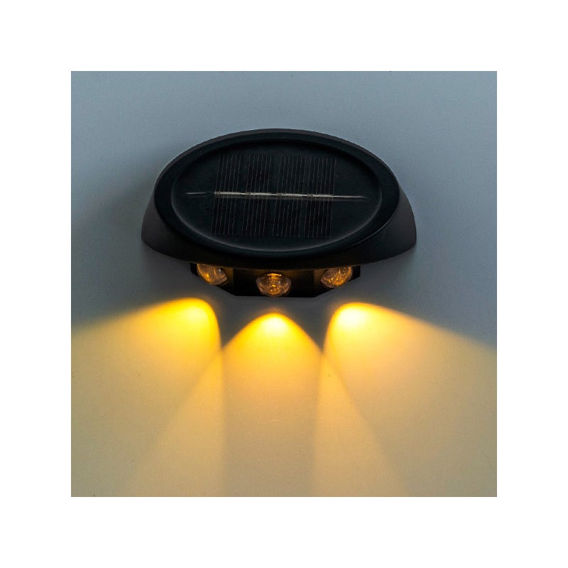 Lampy solarne zewnętrzne, lampy ogrodowe, kinkiety, lampy schodowe, balustrady schodowe do dekoracji krajobrazowej, 1 sztuka