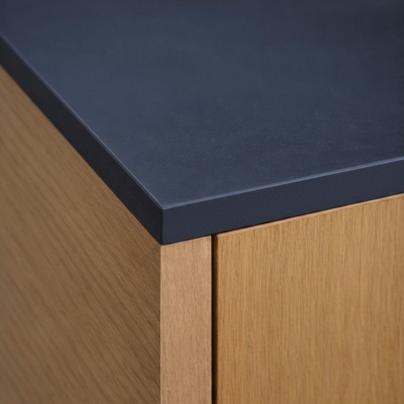 KOLM Blat kuchenny HPL 181x63,5cm Black Mat (0190AF) wodoodporny 12mm