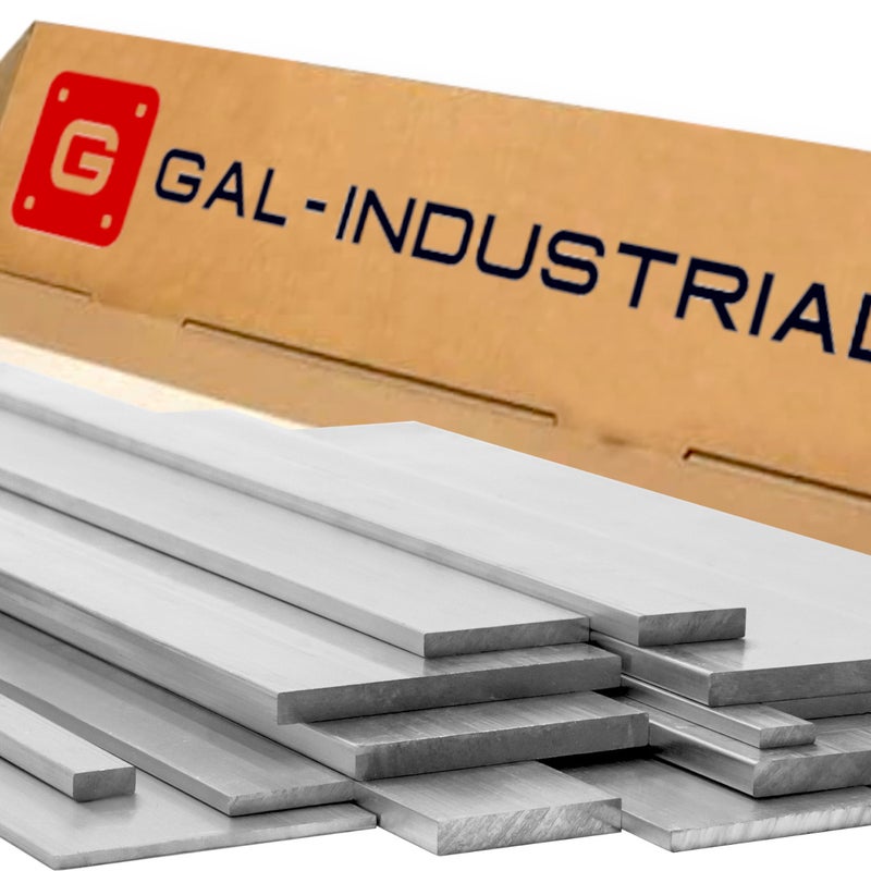 GAL-INDUSTRIAL Płaskownik Aluminiowy 10x4 mm 50 cm Profil Aluminium + Cięcie na wymiar