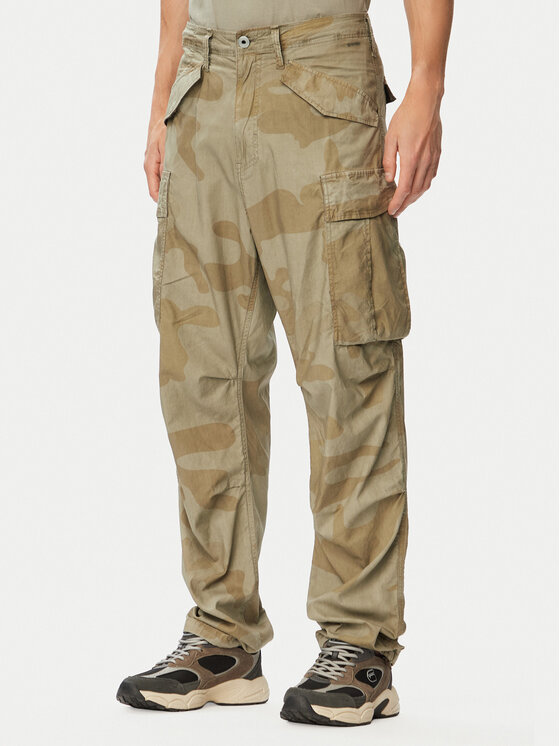 G-Star Raw Spodnie materiałowe MA1 Cargo D26945-E520 Zielony jasny Tapered Fit