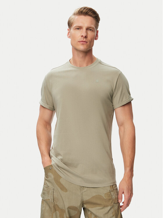 G-Star Raw T-Shirt Lash D16396-B353 Szary Regular Fit